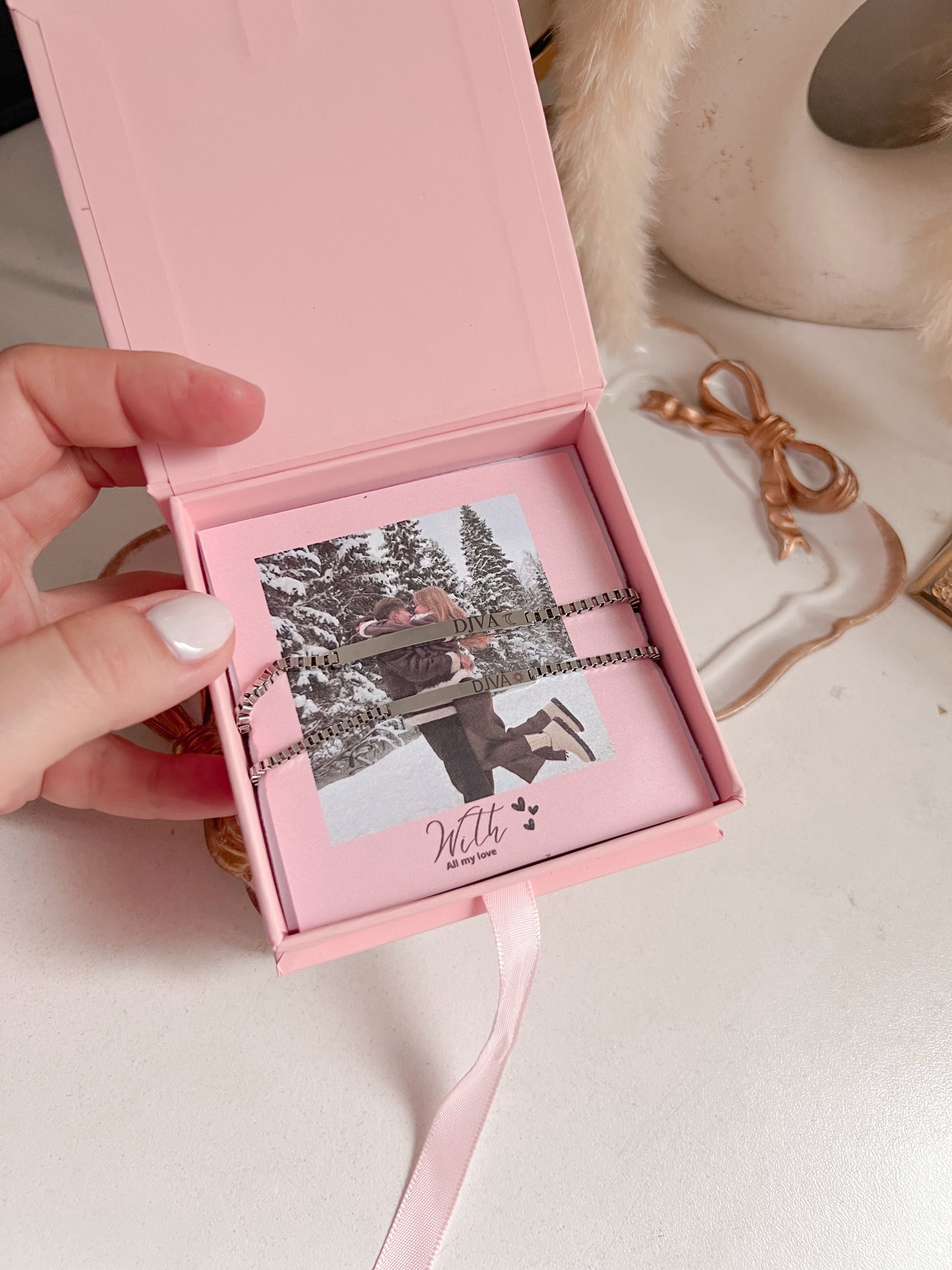 Pulseras para parejas 🩵💖