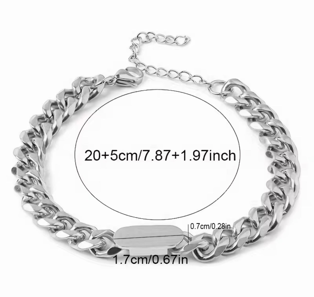 Pulsera con grabado