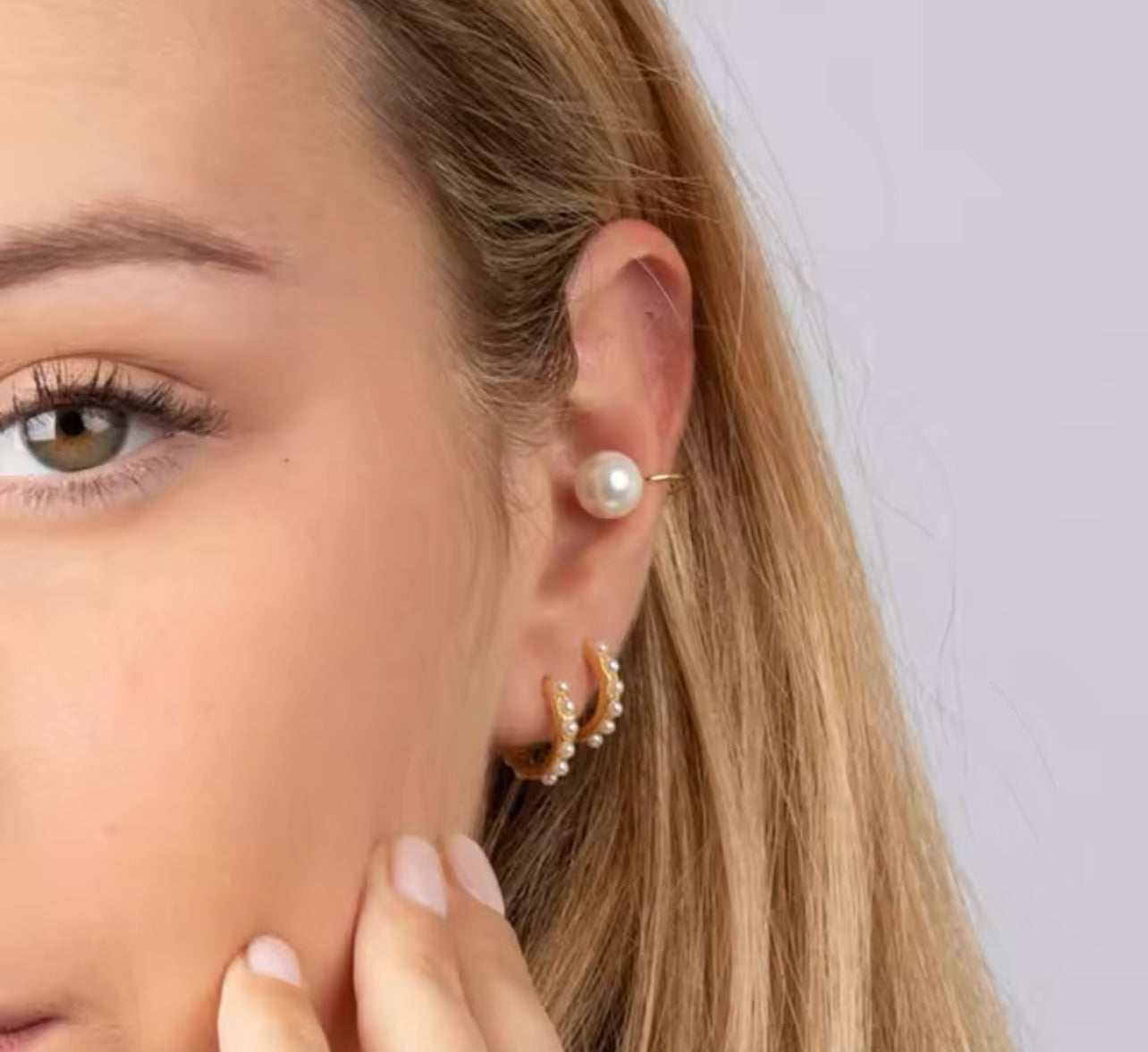 Argollas de perlas
