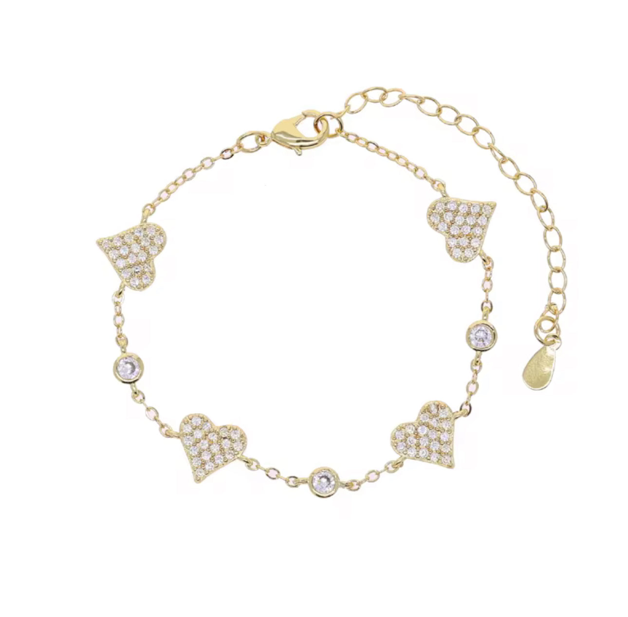 Corazón con zirconias