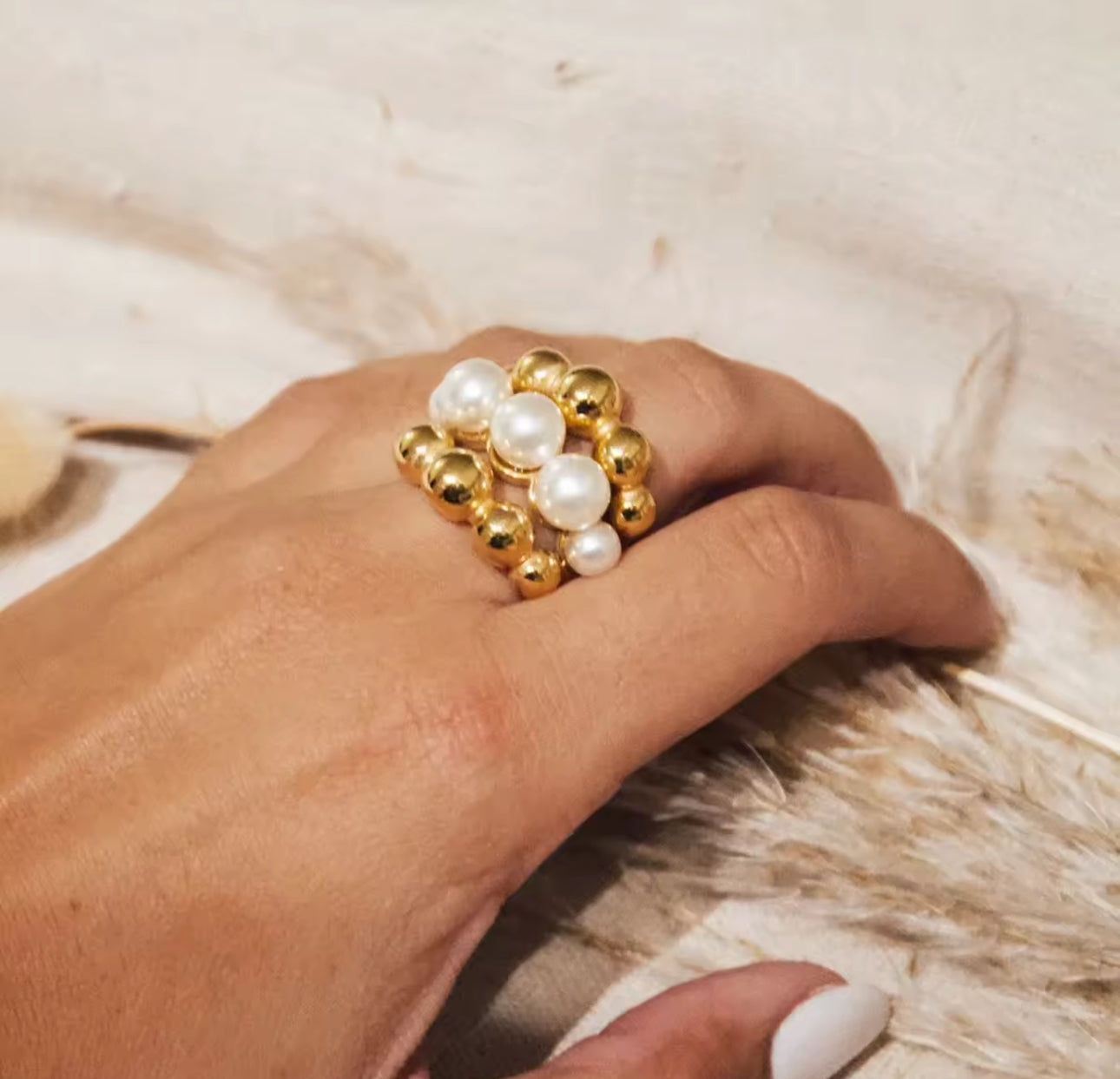 Anillo de perlas