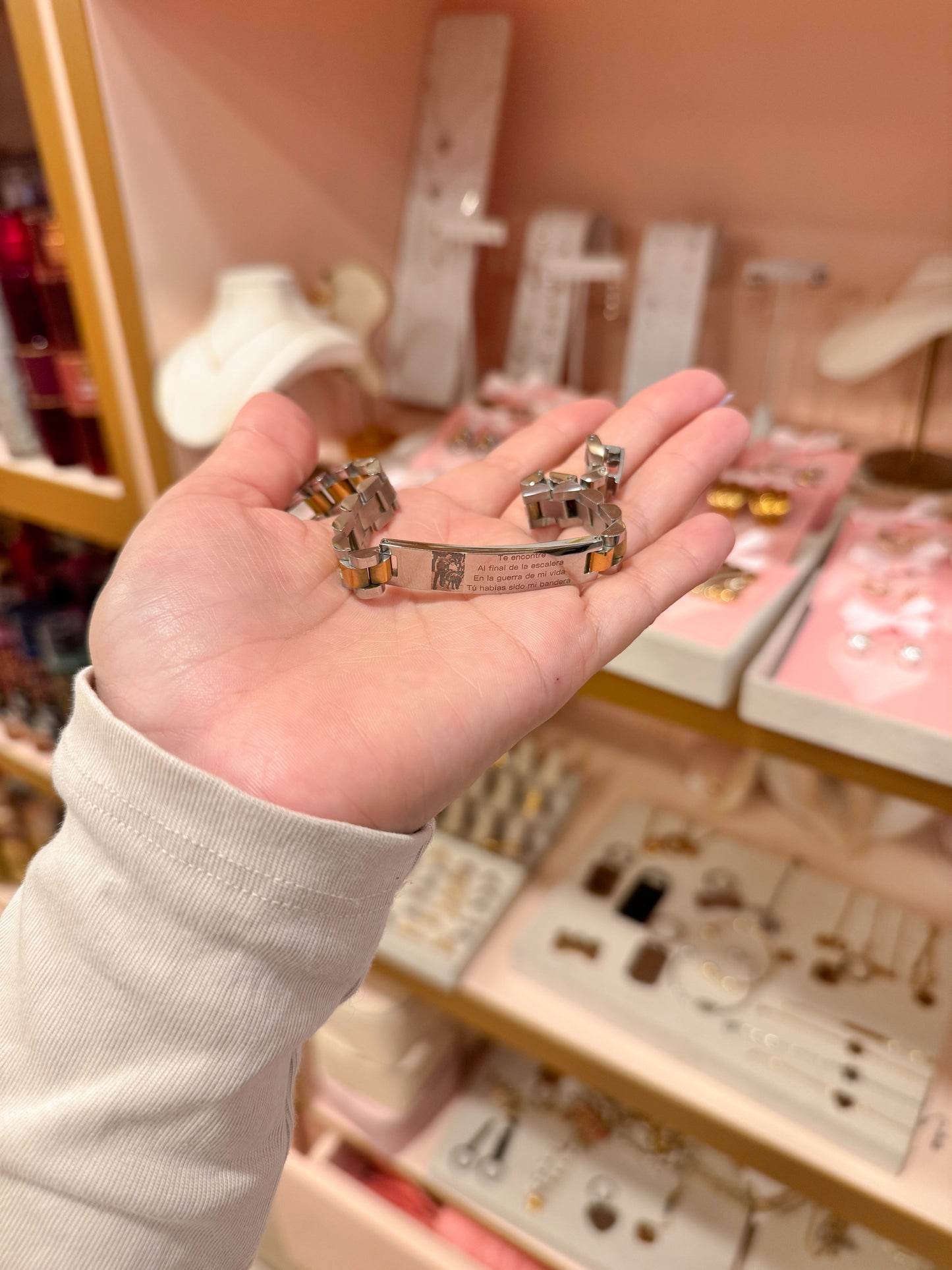 Pulsera con grabado