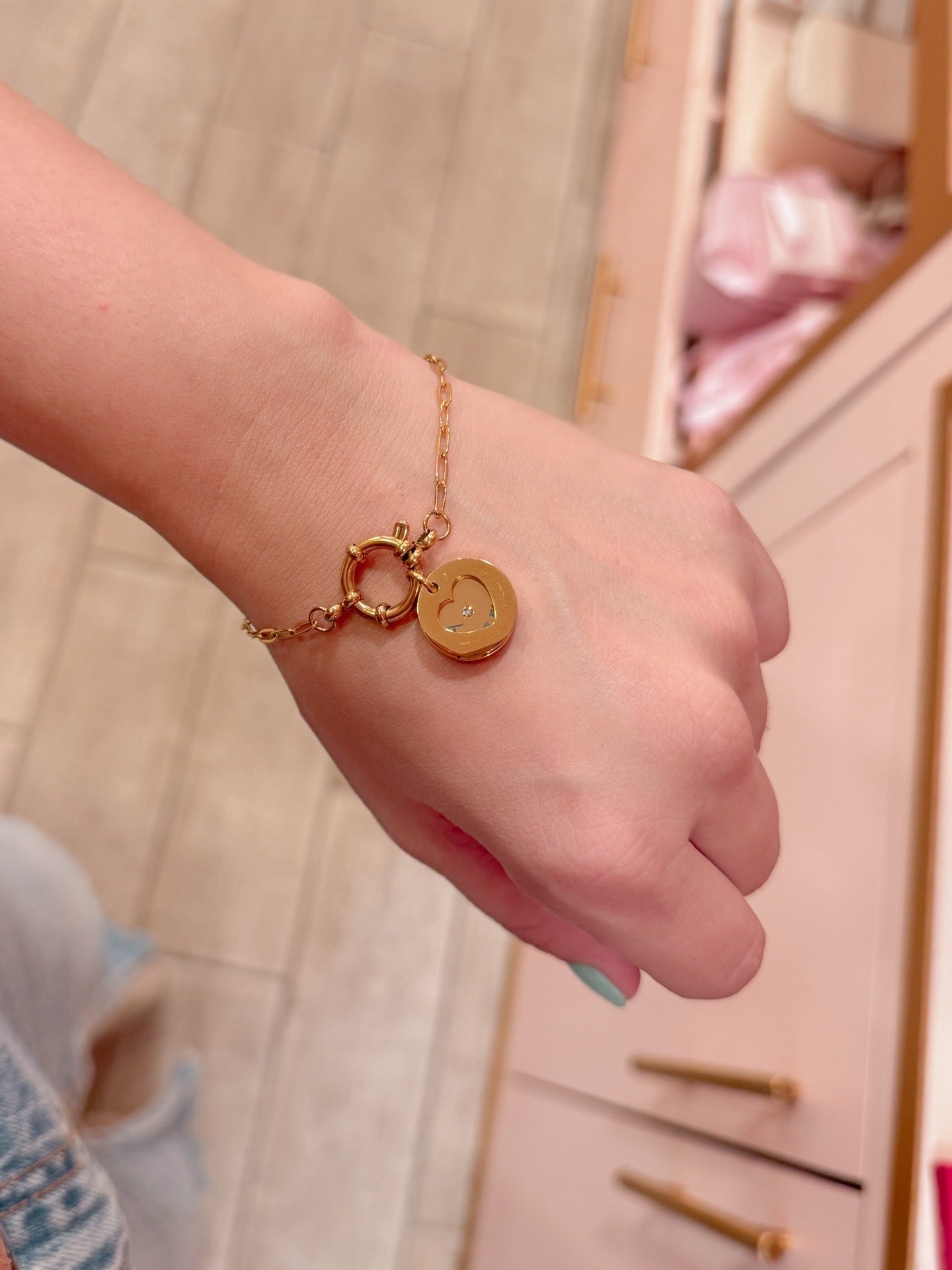 Pulsera con foto y nombre