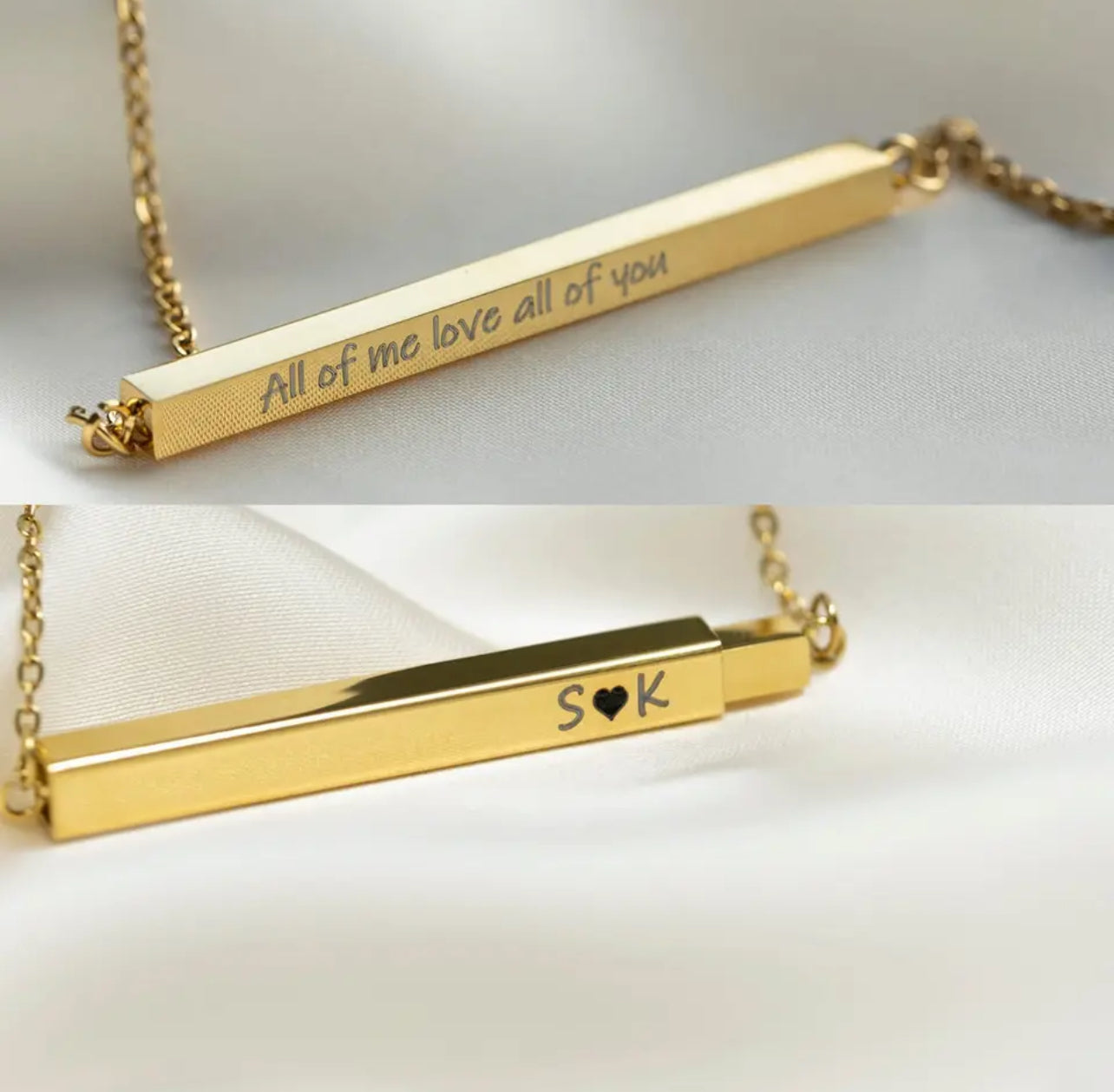 Collar con texto oculto
