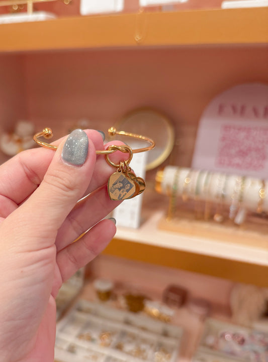 Pulsera con foto doble grabado acero inoxidable