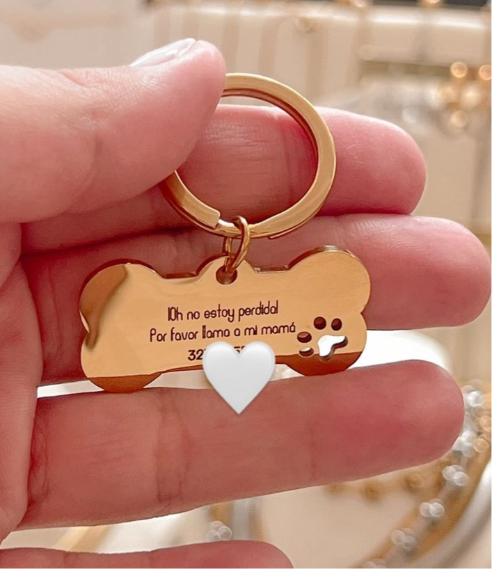 Placa para mascota