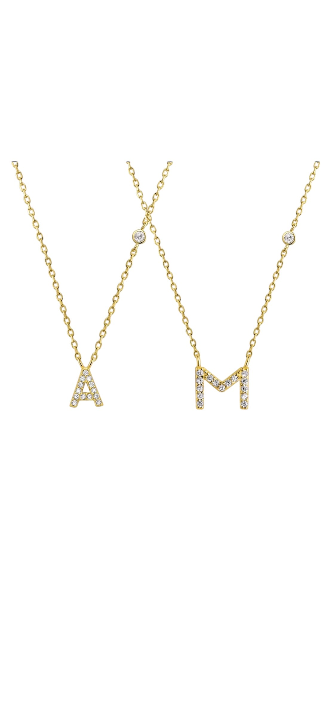 Collar con incial Plata 925