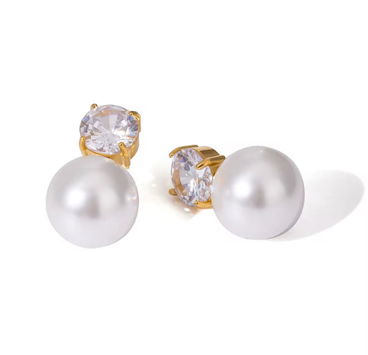 Pearl earrings